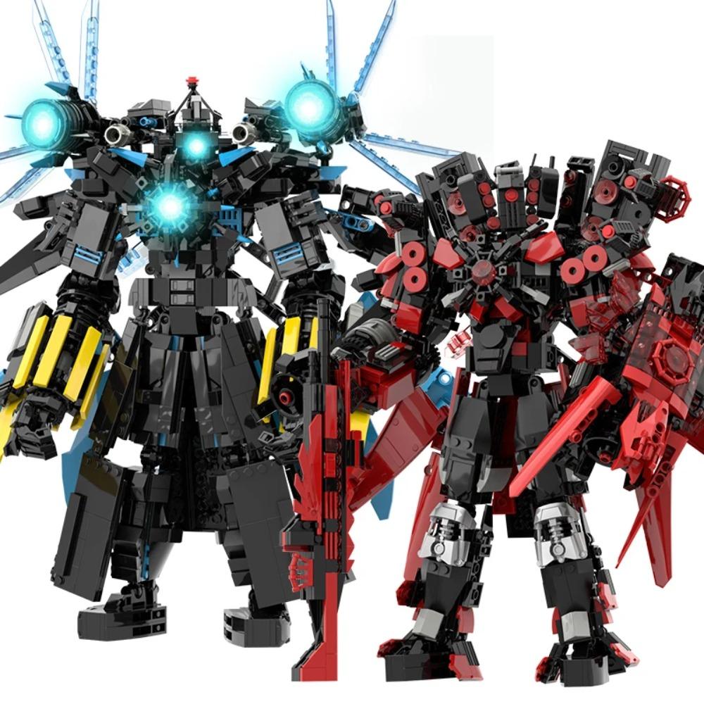 2026 Skibidis Toilete Figures Building Blocks Giant Speakerman Cameraman Tvman Bricks Model Toys for Kid Xmas birthday Idea Gift
