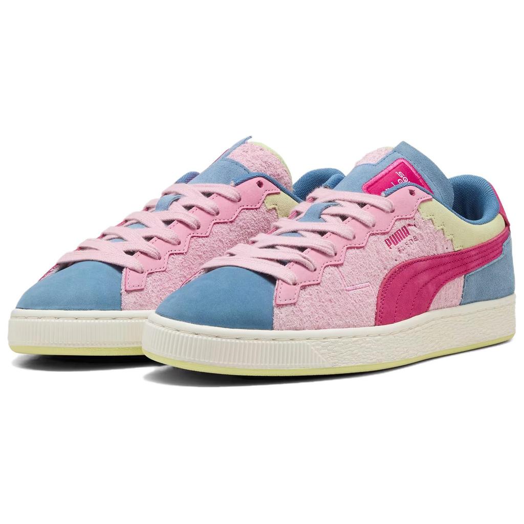 Squid Game x Puma Suede M.C. Escher Litografický Tisk Unisex Tenisky Růžová Modrá-Horizont Orchidej-Stín 399428-01