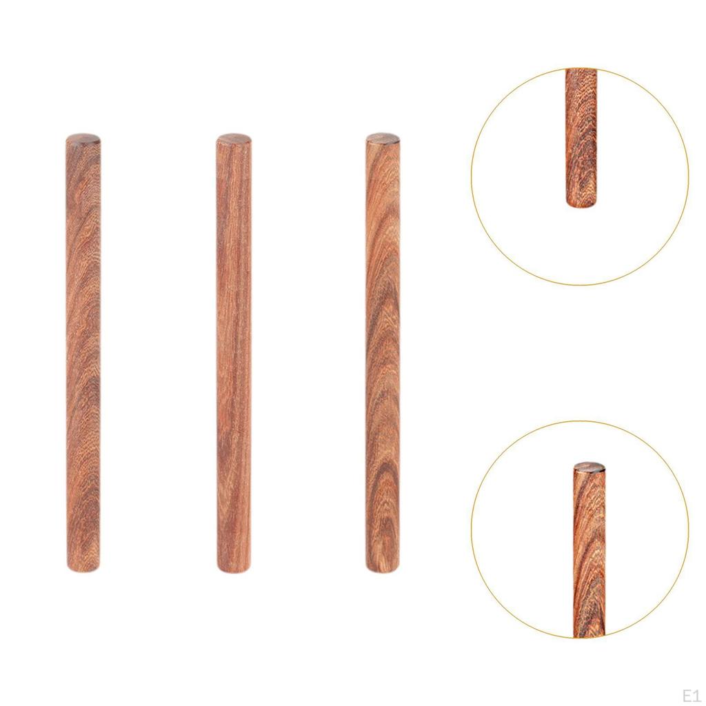 Dřevěné kolíkové tyče Kulaté tyčky Příslušenství, Pevné, Všestranné, Dekor Pevné Nedořešené Tvrdé dřevo pro