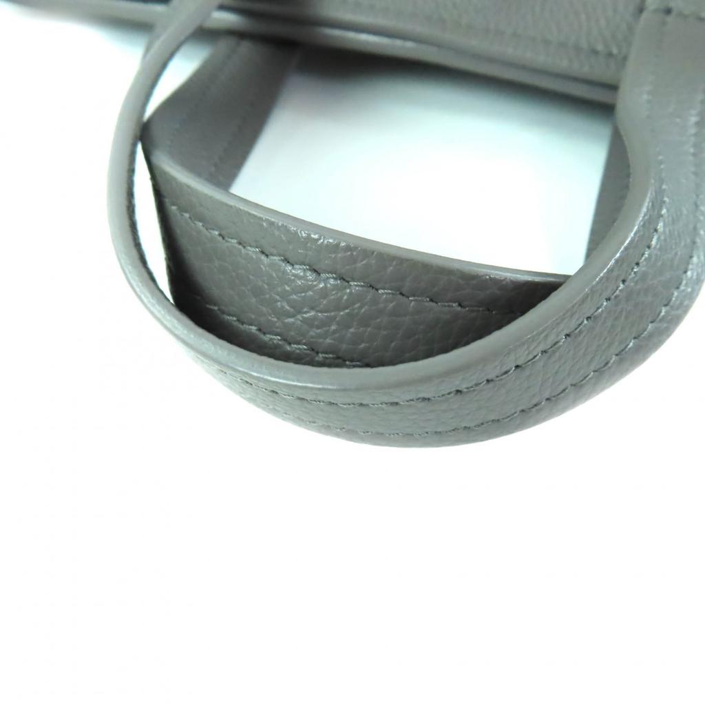 Great BALENCIAGA Tote Bag Everyday North South Small gray leather Women 672791 Used