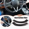 Real Carbon Fiber Steering Wheel Trim For Alfa Romeo Giulia Stelvio 2017-