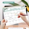 2026 Desk Calendar, Small Desktop Calendar Flip, Jan 2026 to Dec 2026, Standing Table Calendar with Stickers for Home School Work Office, (8" x 6")