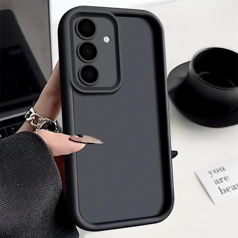 Funda de TPU Blanda Para Samsung Galaxy A16 A17 A57 A37 A56 A26 A55 A54 A35 A15 A25 A36 5G Antigolpes Color Sólido Silicona Cubierta para Teléfono