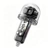 Ochranné pouzdro pro potápěčskou kameru pro Gimbals Camera Pocket 4P, 50M podvodní pouzdro s průhledným PC pláštěm, základna se 2 kolíky pro zachycení při šnorchlování