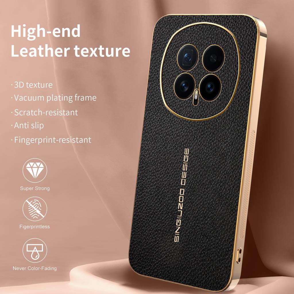 For Honor Magic 8 8 Pro 8 ProAir Premium Electroplated Lychee-textured Phone Case That’s Shockproof and Fingerprint-resistant