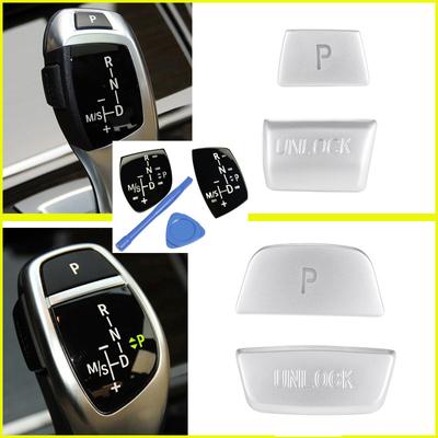 Car Shift Gear Head P Unlock Button Cover R N D Panel For BMW X3 X4 X5 X6 F20 F30 F34 F15 F16 F25 3 5 7 F Series Car