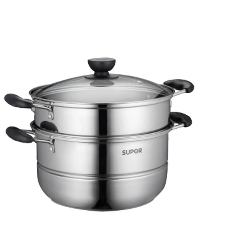 

Supor 304 Stainless Steel Steamer Soup Pot