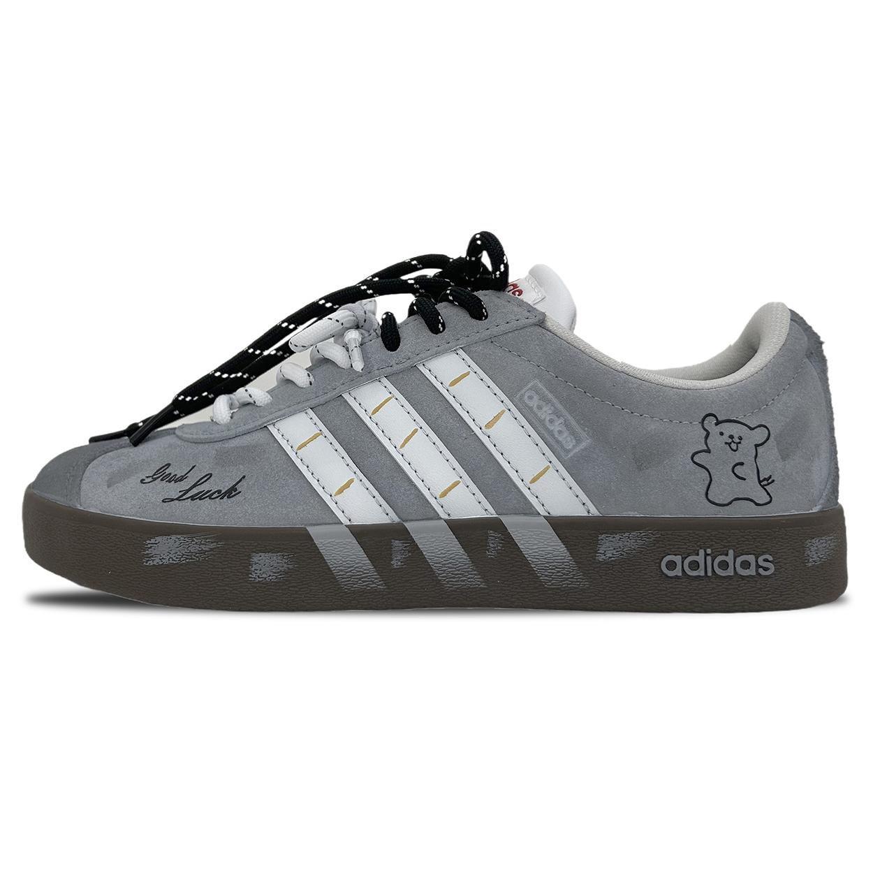 Adidas VL COURT 2.0 Coverage Cushioning Abrasion Resistant Coverage Cushioning Abrasion Resistant Low top HQ1802(Team1248- ) 35⅔