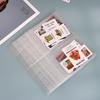 Transparent A6 Loose-Leaf Sticker and Card Organizer with Refill Pages