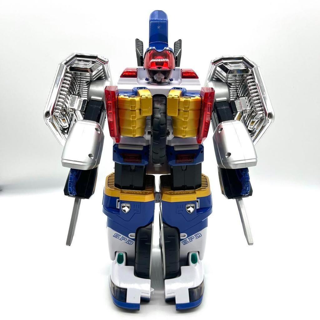 [USED] Rare Bandai Tokusou Sentai Dekaranger Robo Deka Bike Robo with box