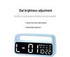 Multifunctional LED Ambient Light Bedside Alarm Clock 6655