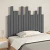 VidaXL Tête de lit murale Gris 95,5x3x80 cm Bois massif de pin 824785