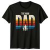 The Man Dad Mens T-Shirt Retro Dad Fatherhood Fathers Day Gift For Him