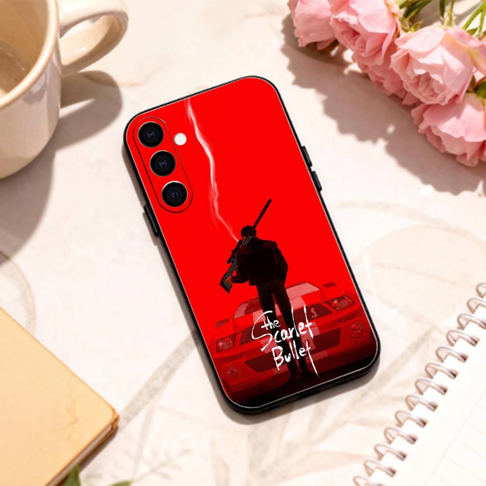 A-Akai Shuichi Phone Case For Samsung Galaxy A73,A72,A71,A70,A53,A52,A51,Others Soft Black Shell