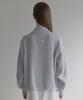 Lenav Esy Cashmere Kara Knit Zip Up (Sky)
