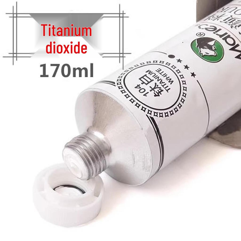 Zinc Titanium White Oil Paint 106 for Artistic Canvas Painting