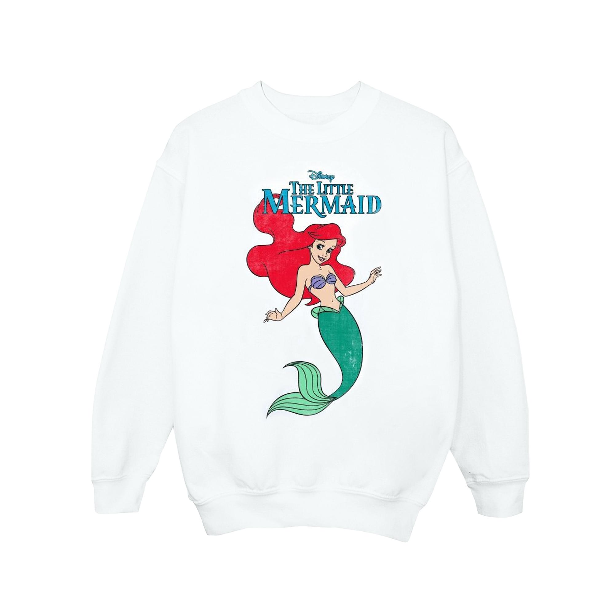Disney Girls The Little Mermaid Line Ariel-sweatshirt 5-6 Years