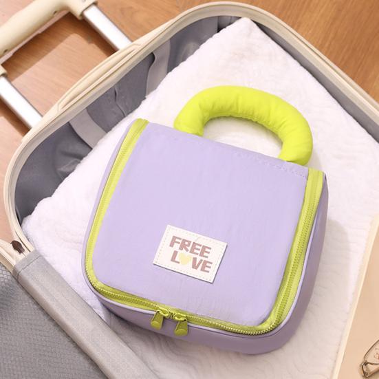 Toiletry Storage Bag Women Waterproof Makeup Bag Large Capacity Cosmetic Organizer Portable Travel Pouch