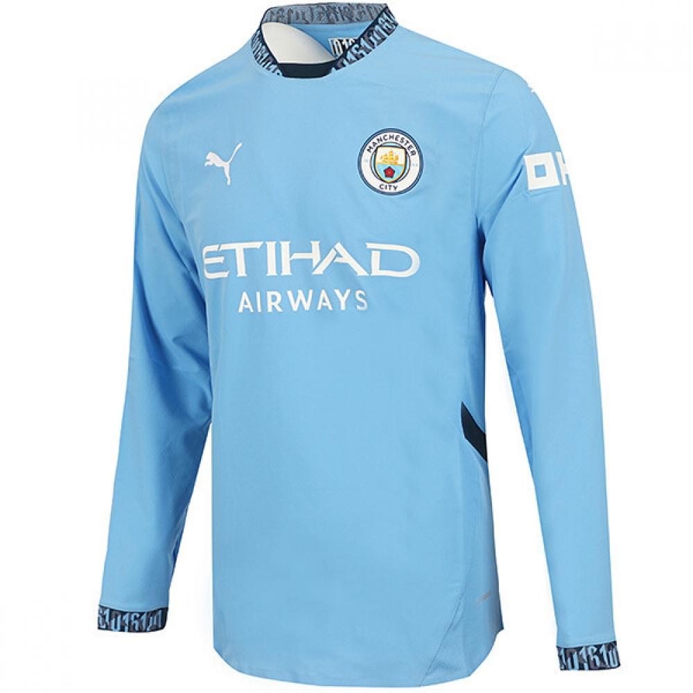 

Puma Manchester City 2024 25 Authentic Home Jersey Long Sleeve 77518301/S