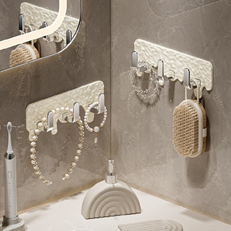 Multipurpose Adhesive Mount Hook Sturdy Organization Tool for Door Wall Cabinets Closet Storage