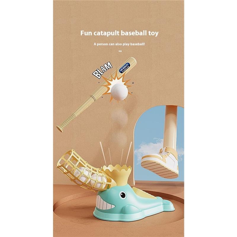 Parent-child Outdoor Baseball Launcher Toys Kids Tee Set Children Sports Sports Indoor Fitness
