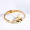 Zinc Zinc Alloy Dolphin Spring Bracelet Creative Marine Organism Hand Chain Jewelry Dolphin Bangle  Unisex