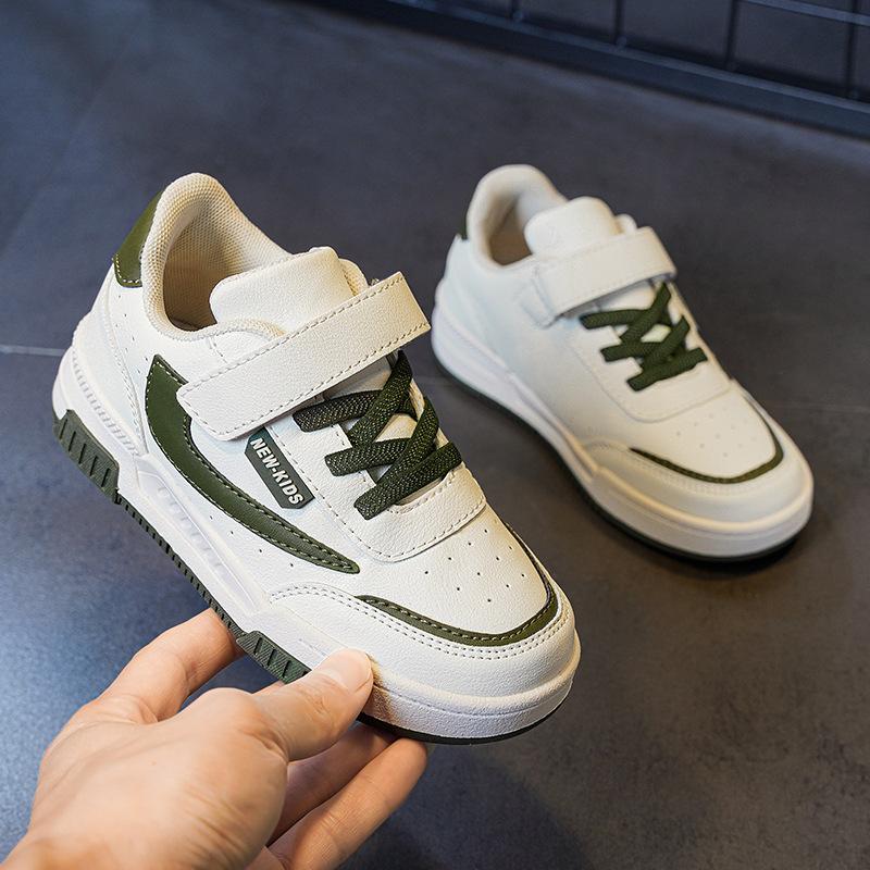 Children's Middle-aged and Older Children's Shoes, Small White Shoes, Spring and Autumn Casual Board Shoes, Fashion Sports Shoes, Soft Soles Douyin T