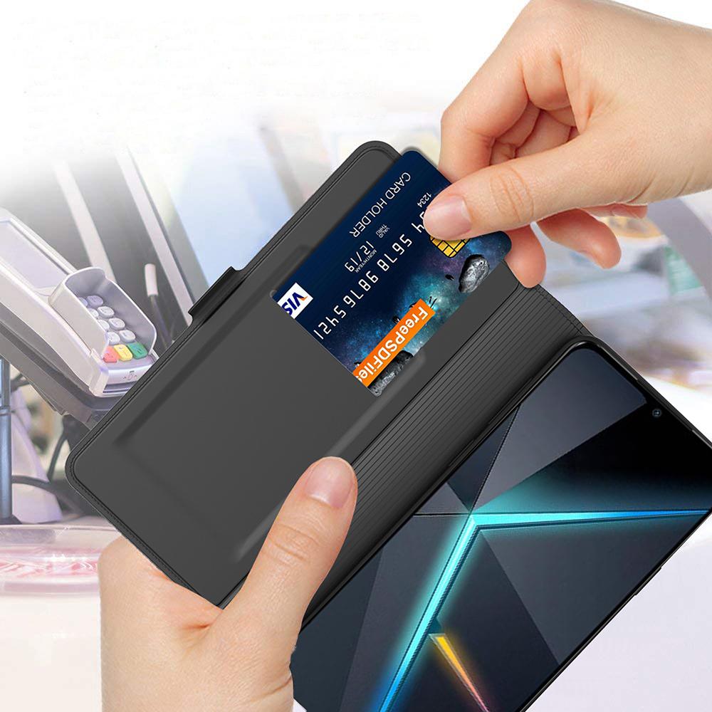 For ZTE nubia Focus Case Shockproof TPU Inner Shell Leather Phone Cover Card Slot