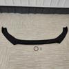 Car Front Bumper Lip Spoiler Splitter Diffuser For VW Golf 6 MK6 Standard TSI TDI MPI 2008-2013 ABS Gloss Black Bodykits Tuning