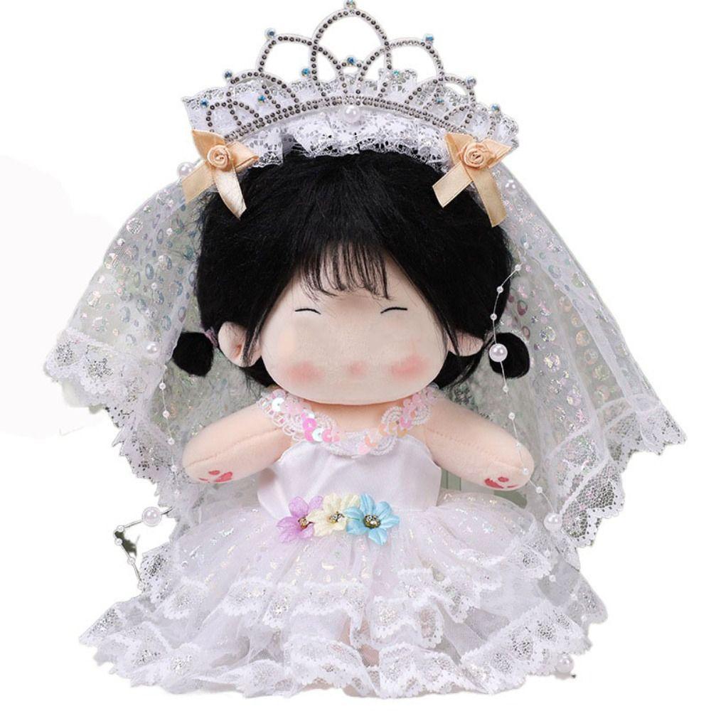 Multicolor Miniature Dress Suit 20CM Shirt Braces Set Gift Doll Clothes  Cotton Stuffed Doll