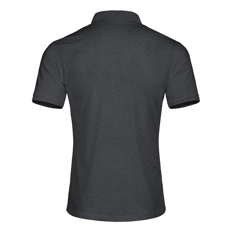 Spring and Summer New Solid Colour Polo Shirt Colour Blocking Men's Polo Shirt Multicolour T-shirt