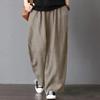 Summer Women's Cotton And Linen Casual Wide Leg Pants