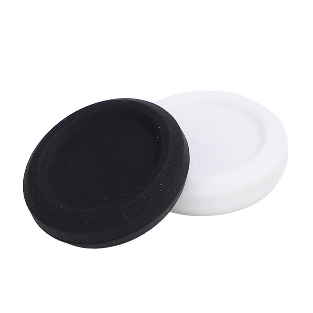 2Pcs Silicone Lens Hat Anti Scratch Oil Sprayed Finish Lens Protective Cover Guard for GO 3S Black and White