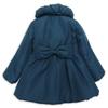 Ashberry Padded Coat with Back Angel 110cm Kids' Outerwear, Ribbon, Zip-Up Jacket, Children's Coat, Coat, Navy, (433410)