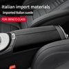 Top Suede Car Armrest Box Lid Cover For Mercedes Benz E-Class 2016- Central Control Protection Pad Interiors Moulding Trim