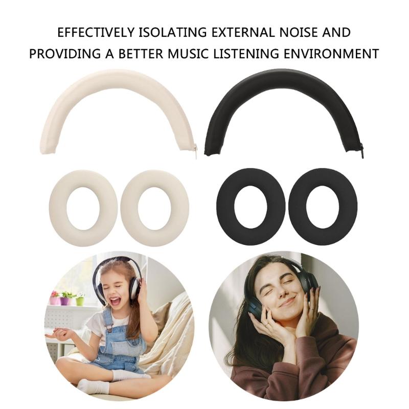 Ear Pads Head Beam Cover Sponge Cushions Cover Elastic Cushions Earmuffs for Space One Gaming Headsets