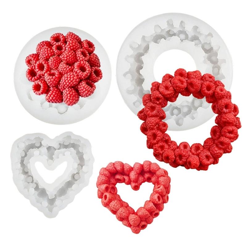 Fun Raspberry Heart Cake Mould Craft Of Silicone Great For Baking Candy Making And Craft Projects