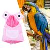 Haina pentru papagal Costum de pasăre în formă de broască creativ Accesoriu pentru animale de companie cu glugă pentru iarnă pentru păsări