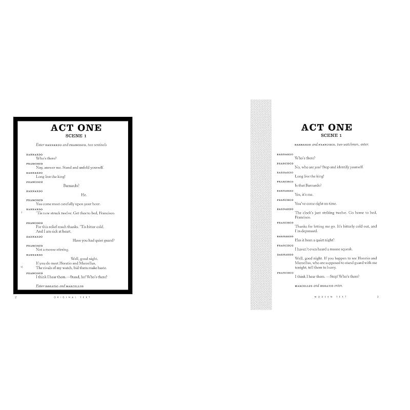 Hamlet: No Fear Shakespeare SidebySide Plain English