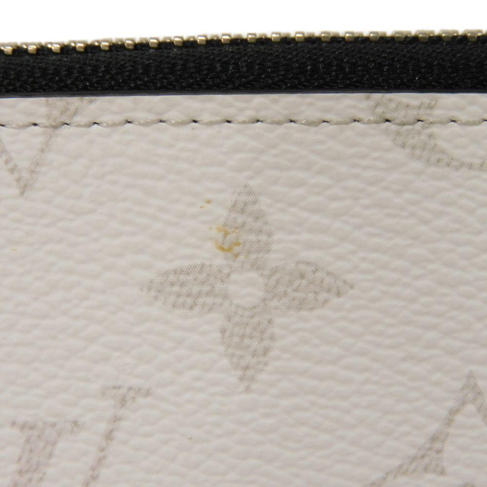 Used 12564 Zippy Wallet Horizontal M14127 7940 Japan Exclusive RFID IC Chip Taiga Rama Monogram Optic White Men's from