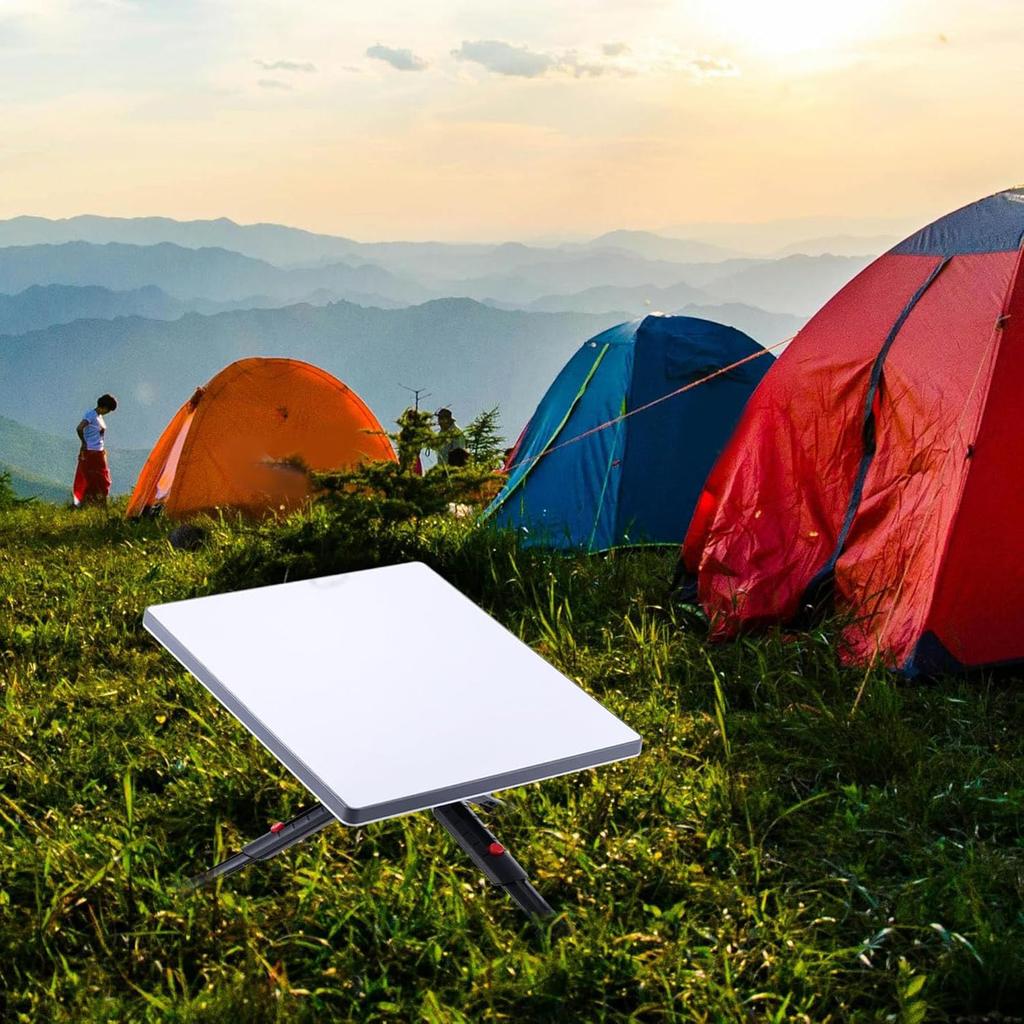 Foldable Adjustable Height and Tilt Mount Stand for Mini Tripod Mount with Adapter, Mini V4 Tripod Mounting Kit (Silver Adapter)