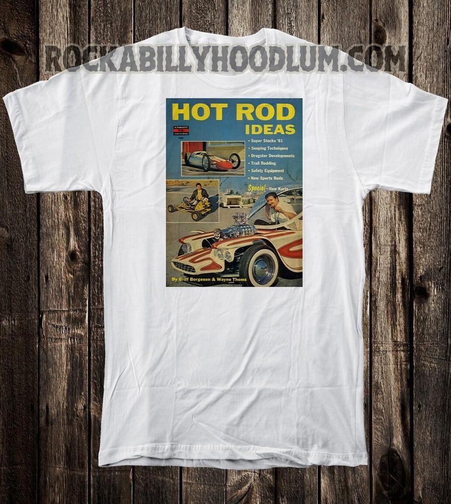 

Retro Hot Rod Tee T Shirt Drag Racing Customs Ed Roth Beatnik Bandit Cover Unisex T-Shirt XXL