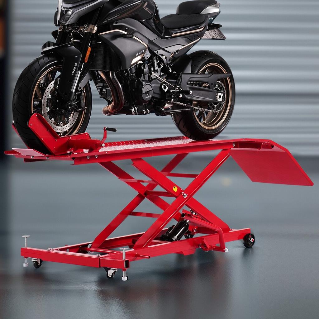 1000lbs Hydraulischer Motorradheber Heber Ständer Dirt Street Bike ATV