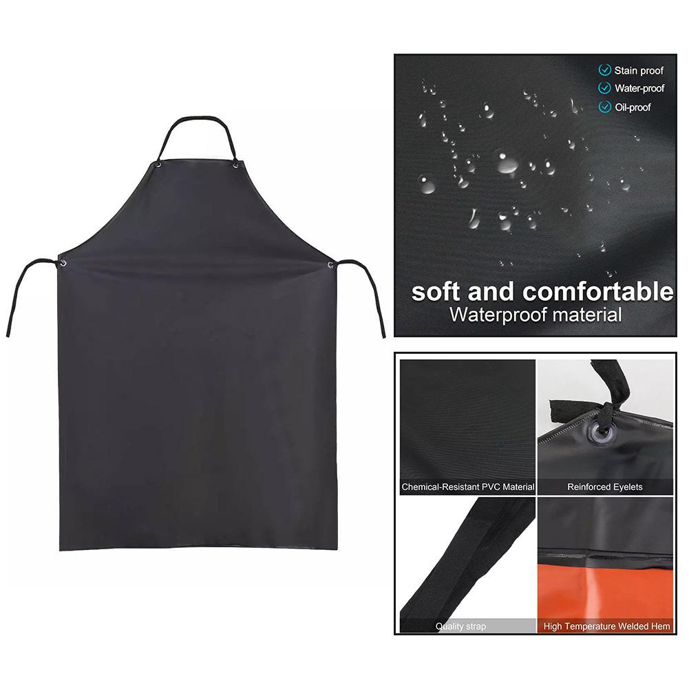 

Kitchen Use 80*110 Cm Industrial Kitchen Apron Cleaning Apron Adjustable Neck Strap Double-sided Design Easy To Clean China Mainland