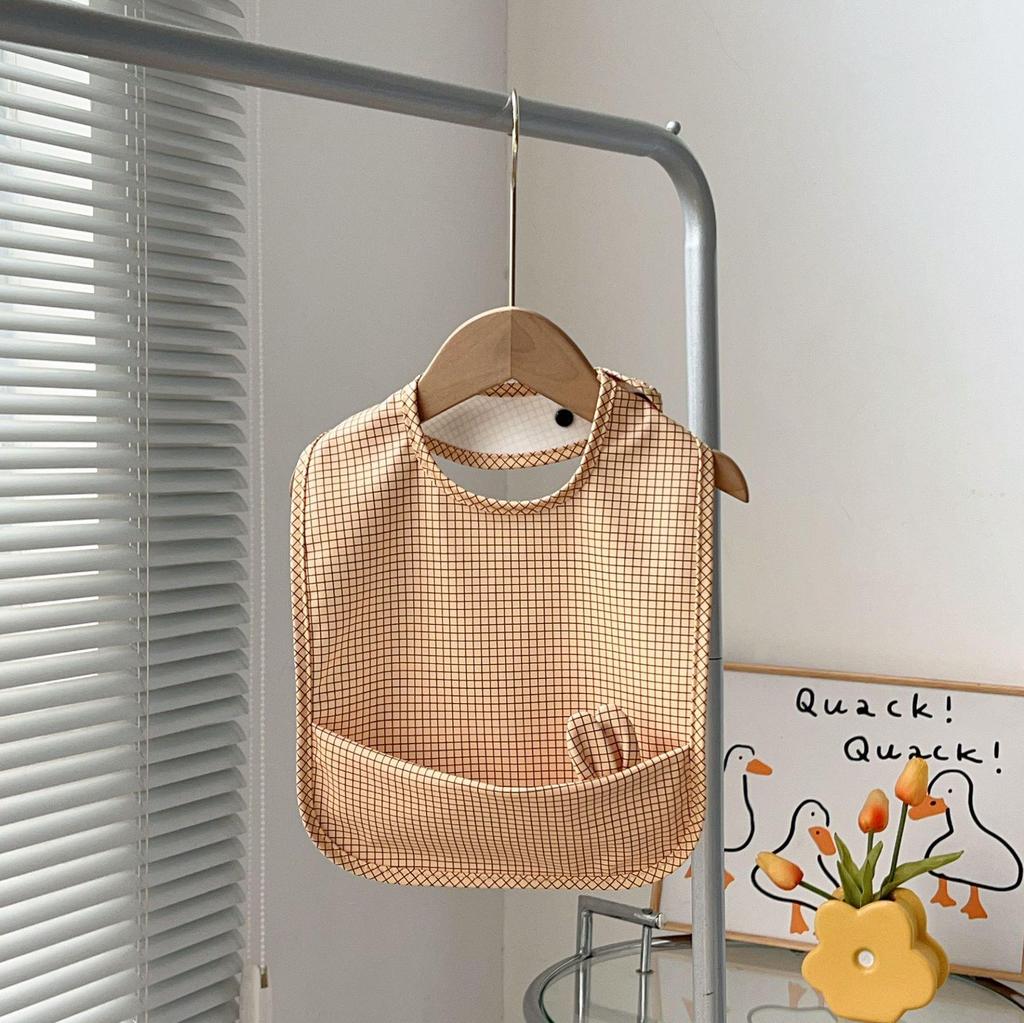 Wodoodporne śliniaki dla niemowląt klasy A - PU odporne na plamy z dużą kieszenią dla chłopców i dziewczynek