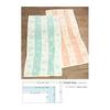 Kosugizen Mini Bath Towel Jacquard Crystal 2 Colors 1 Piece Each 50 x 100cm Small Size Bath Towel Daily Use Set of 2 SV-464-2