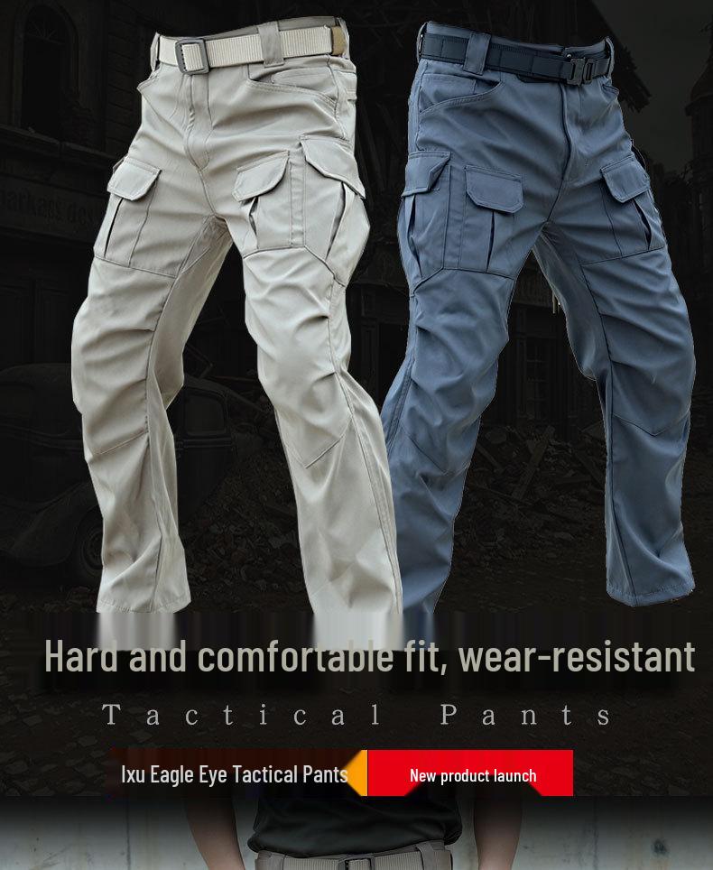2022 Men's Wear-Resistant Striker Plaid Tactical Work Pants - 65/35 Blend