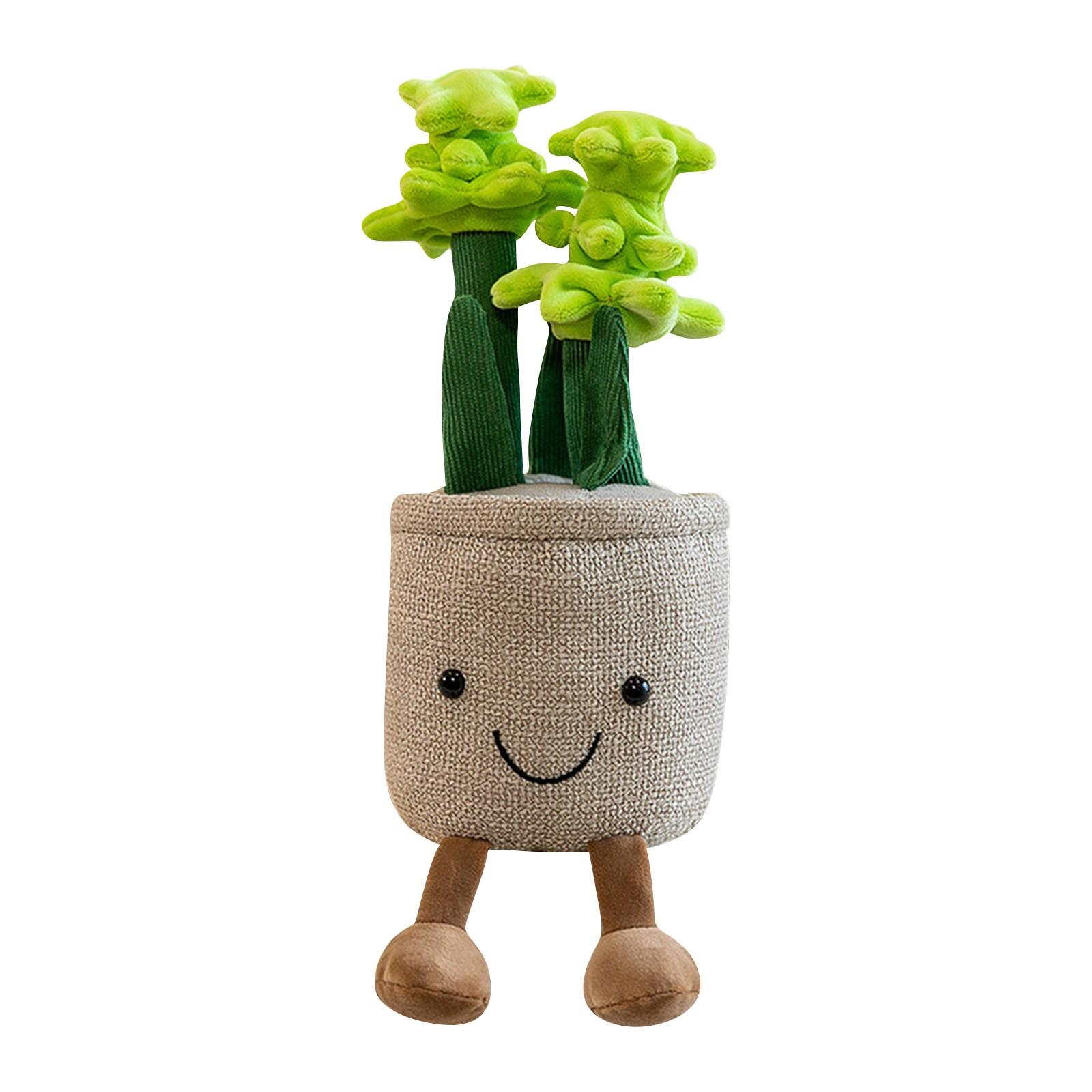 

Мягкая игрушка гиацинт 13,7 дюймов кашпо мягкая плюшевая игрушка подушка украшение мягкий плюшевый суккулент друг подушка многоцветный