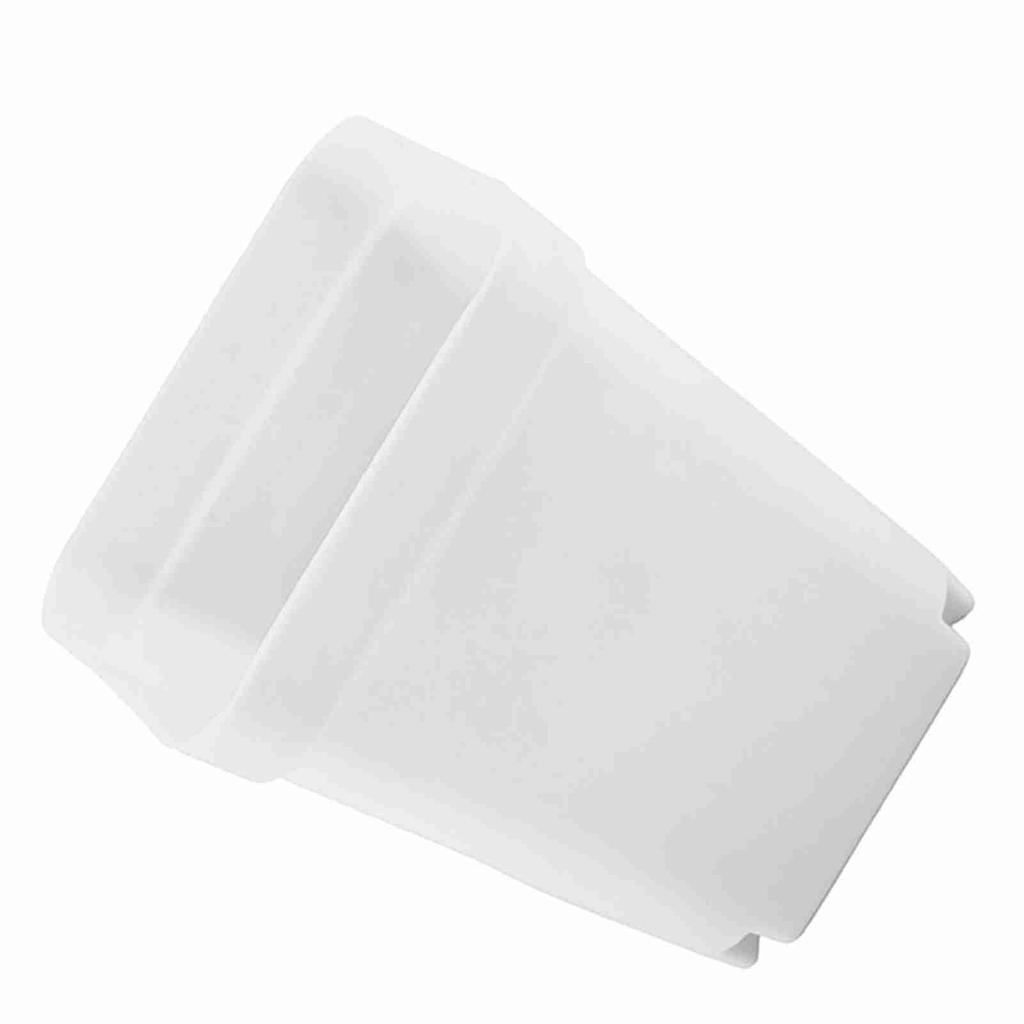 20 Stück Mini Moderne Sukkulenten Pflanzgefäße Kleine Plastikbehälter, Geschrubbte quadratische Töpfe(Weiß)
