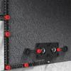 1Pcs 6/9/12 Folds Measuring Ruler Aluminium Alloy Locator Drill Guide  Template Tool